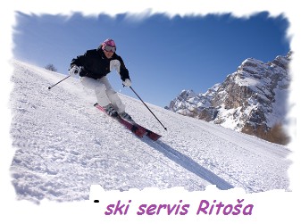 Service skis and snowboards