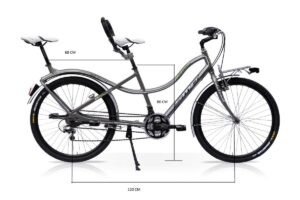 Bicicletta tandem Compact ALU