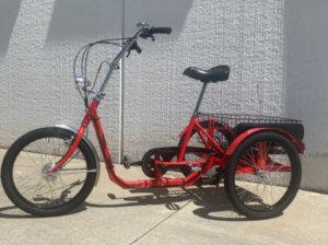 Tricikel električni za odrasle 20'' s košaro